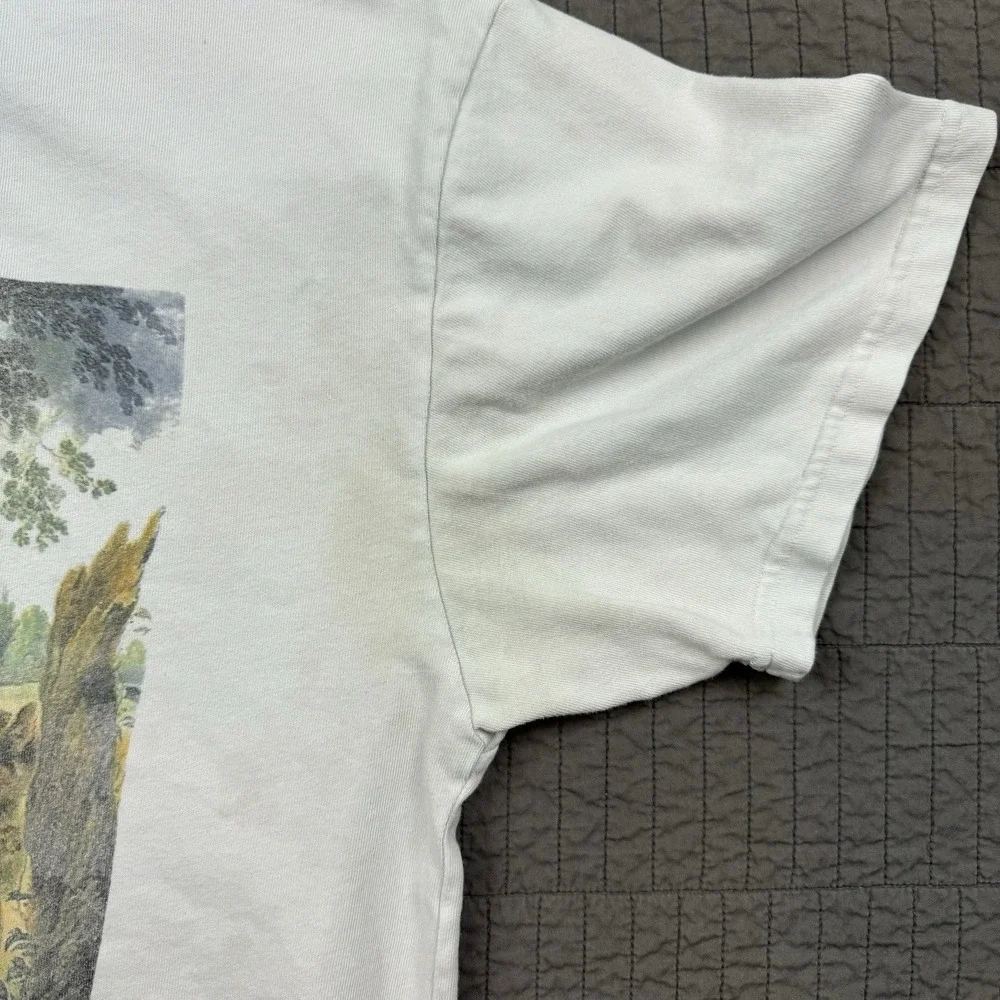 Darc Sport T Shirt Men's XXL White Wolves Bodybuilding Gym Workout Boxy Fit‎ - Picture 3 of 14